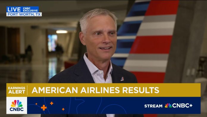American Airlines profit forecast for the rest of the year tops estimates